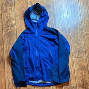 Rab mens small two tone blue zip up jacket